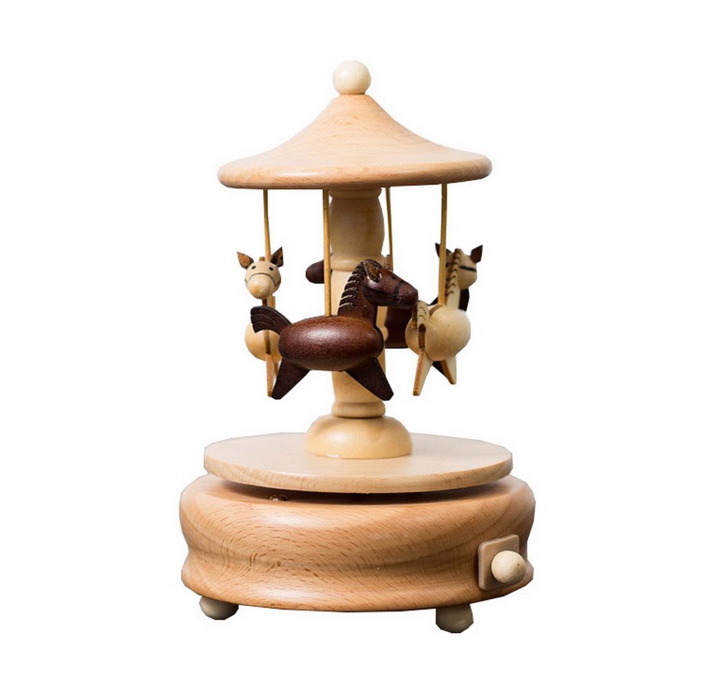 Dekoartikel Spieluhren Restbuy Spieluhr Holz Spieldose Mit Musik Music Box Karussell Savacaf Com 