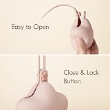 Moonkie 2 Pack Silicone Dummy Case Pacifier Holder Sage Pearl Blue view 7