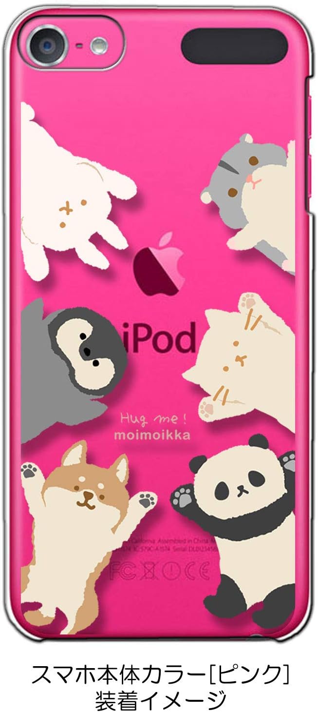 Amazon Moimoikka Ipod Touch6 アイポッドタッチ6 クリア ハードケース Hug Me みんな 総柄 猫 ねこ ネコ 柴犬 しば 犬 ペンギン ハムスター うさぎ ウサギ パンダ アニマル 動物 キャラクター おしゃれ オシャレ かわいい 可愛い 柄 カバー ジャケット