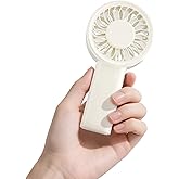 HandFan Handheld Mini Fan, Next Generation Small Fans Portable [8.5H Runtime] with Powerful High Speed Turbo Motor, USB Rechargeable, Pocket Design for Travel/Summer/Concerts/Lash, Gifts for Women