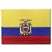 Ecuador Flag Embroidered Emblem Ecuadorian Iron On Sew On National Patch