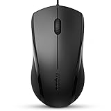 Rapoo Silent Wired Mouse, 1000 DPI 5ft Cord Quiet