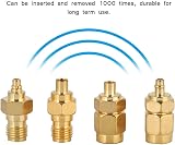 Bewinner 4pcs MCX to SMA Adapter Connector Kit 50 Ohm Nickel-Plated Brass MCX view 3