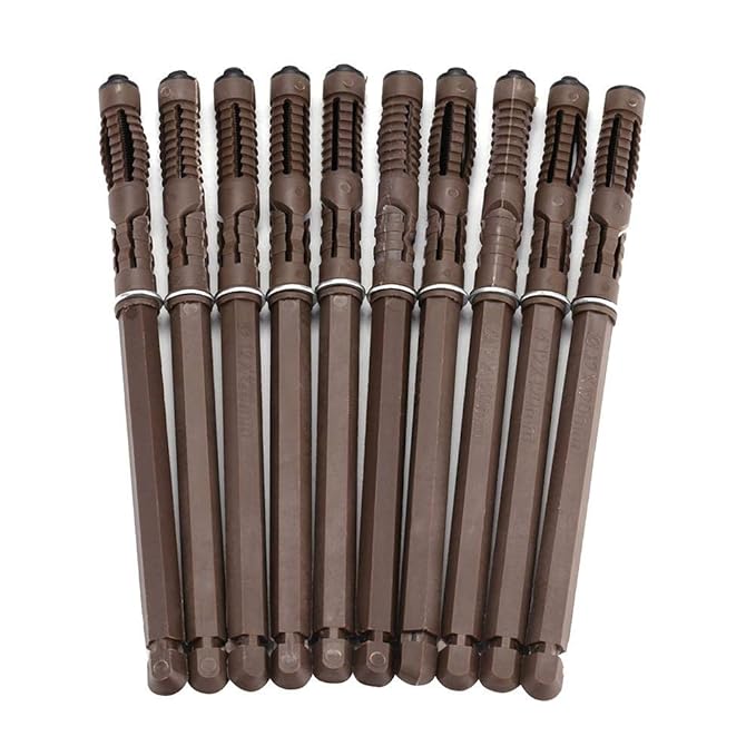 10 Stücke braun Unsichtbar Regalträger Regalhalterung Regalbodenträger für Wand Regal Dekoration Wohnzimmer-Studienraum (12x1