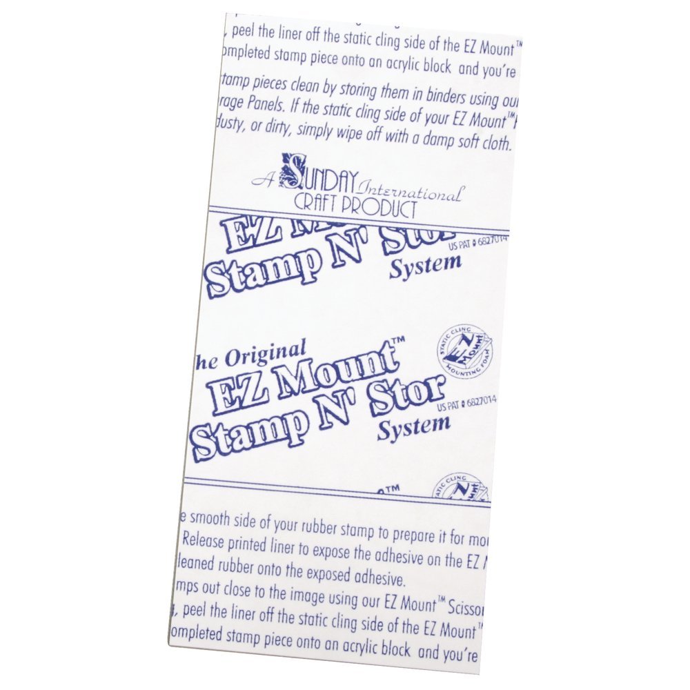 Rayher 28286000 Set of 2 EZ Mount Sheets for Bare Rubber Stamps, Cling Mounting Foam, 21.6 x 30.4 x 0.3 cm