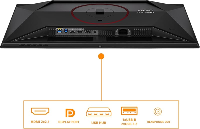 Q27G4SDR 27 Zoll WQHD USB Hub Gaming Monitor, 360Hz, QD-OLED Panel, 0.03ms GtG, HDR400 TrueBlack, G-Sync Compatible, Höhenverstellung,(2560x1440 HDMI 2X 2.1 DP 1x 1.4) Schwarz
