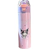 Kuromi Stainless Steel Insulated Water Bottle 480ml - Purple