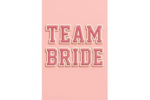 Team Bride Bachelorette Journal: Pink Chenille Letter Notebook for Bridesmaids, Planning, & Party Memories: Aesthetic Bridal Party Notebook for ... Bridesmaid Gifts, Planning & Memories
