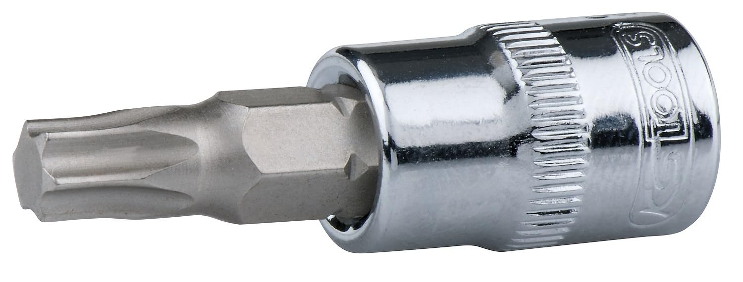 KS Tools 918.1483 T27 1/4-inch Chrome+ TX Bit Socket