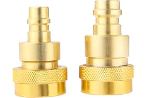R134a to R1234yf Adapter, R1234yf Conversion Kit, Air Conditioner R134a to R1234yf Quick Adapter Adjustable High and Low Volt
