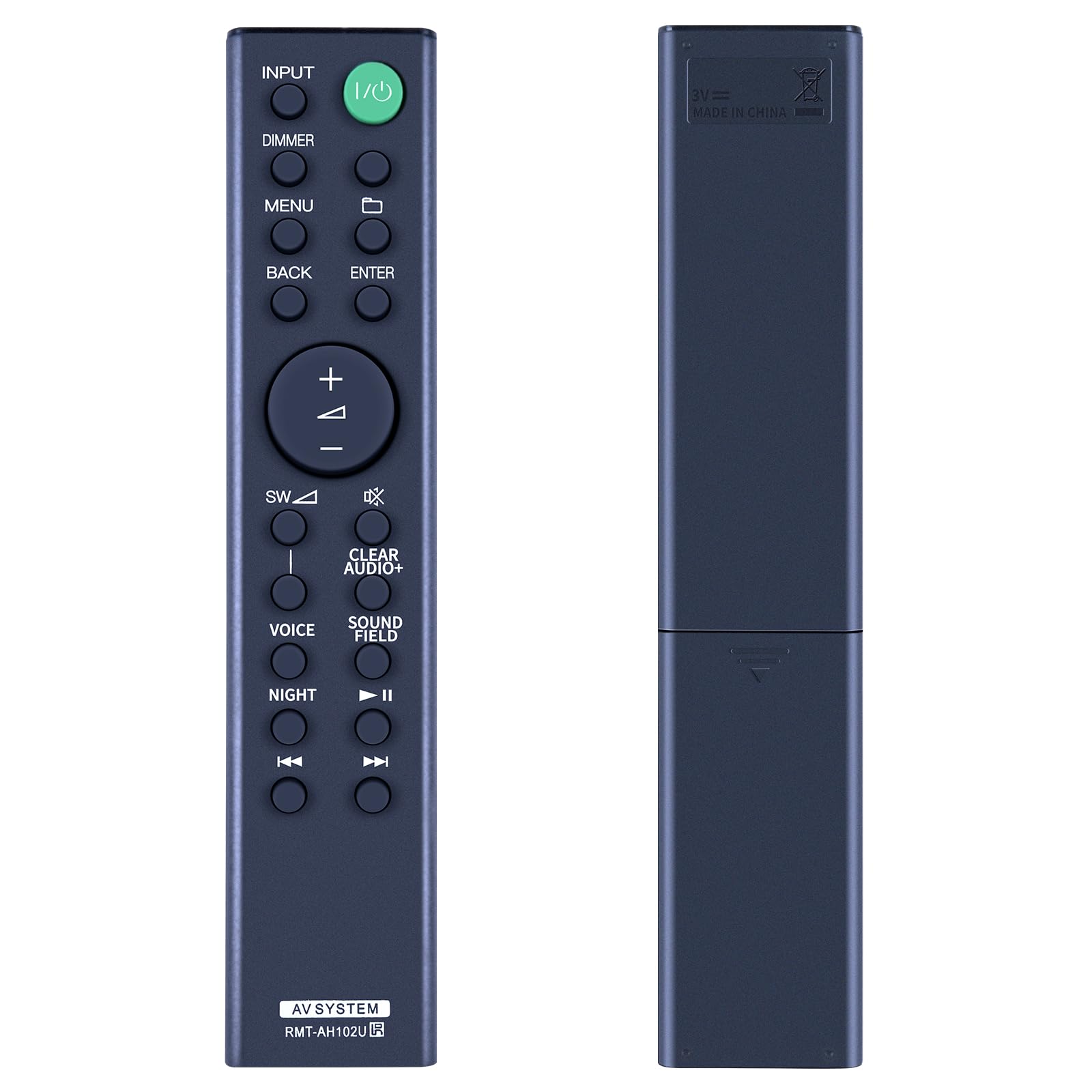TCNOUMT New RMT-AH102U Remote Control Applicable for Sony Soundbar AV System Audio Home Theater System HT-XT100 RMTAH102U SACT390 149293311 HTCT390 SA-WRT3 SS-RT3 HT-RT3