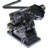 Manual Ring Roller, 1/4 in Round Steel KAKA INDUSTRIAL PR-3 | 3 in minimum rings, 1 x 1/8 in flat bar,12.5 in hand crank handle