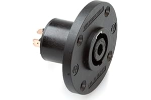 Neutrik NL4MPR 4-Pin M PNL MT Speak-On Round Flange