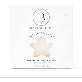 Bathorium Little Charlie Konjac Body Sponge – Gentle & Cleansing for Babies & Sensitive Skin, 100% Pure Konjac Root, Soft & H