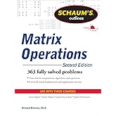 Schaum's Outline of Matrix Operations