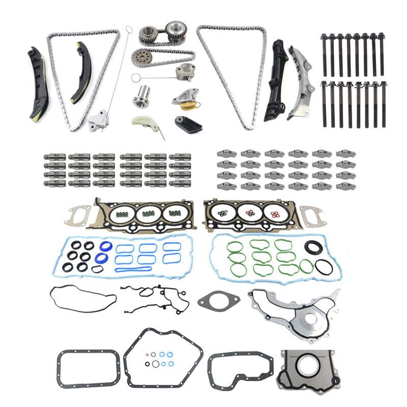 GELUOXI Rocker Arm Valve Lifter Kit Timing Chain