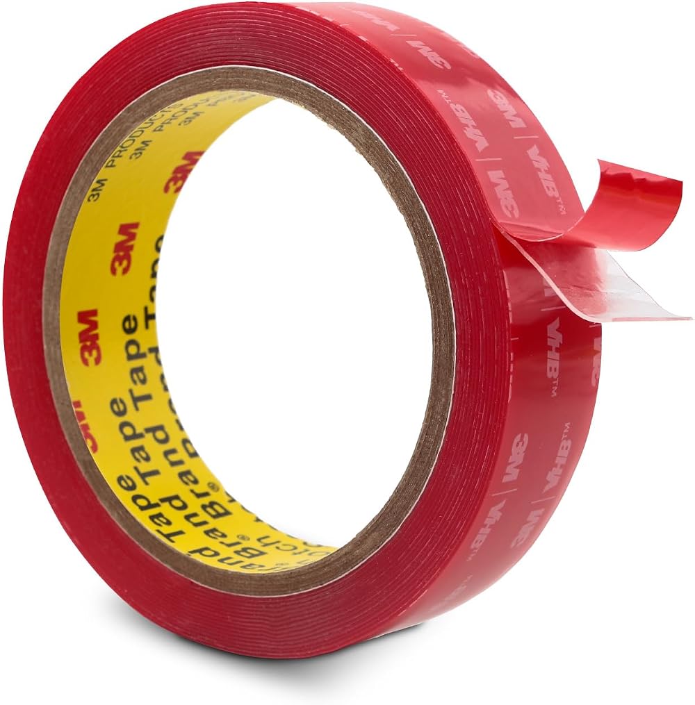 Bulina 3M Double Sided Mounting Tape 25mm x 4.7m Clear 4905 0.5mm Thick