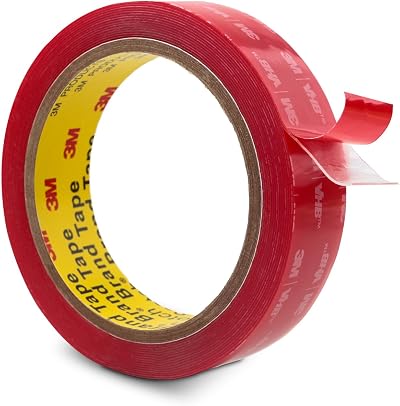 Bulina 3M Double Sided Mounting Tape 25mm x 4.7m Clear 4905 0.5mm Thick