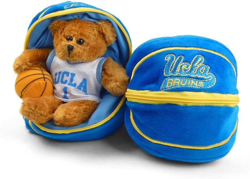 Plushland UCLA Zipper Basketball (8")