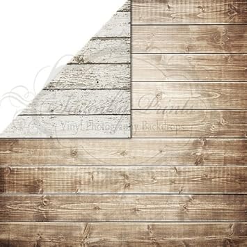 Amazon Com Reversible Vinyl Backdrop Double Sided Brown Washed