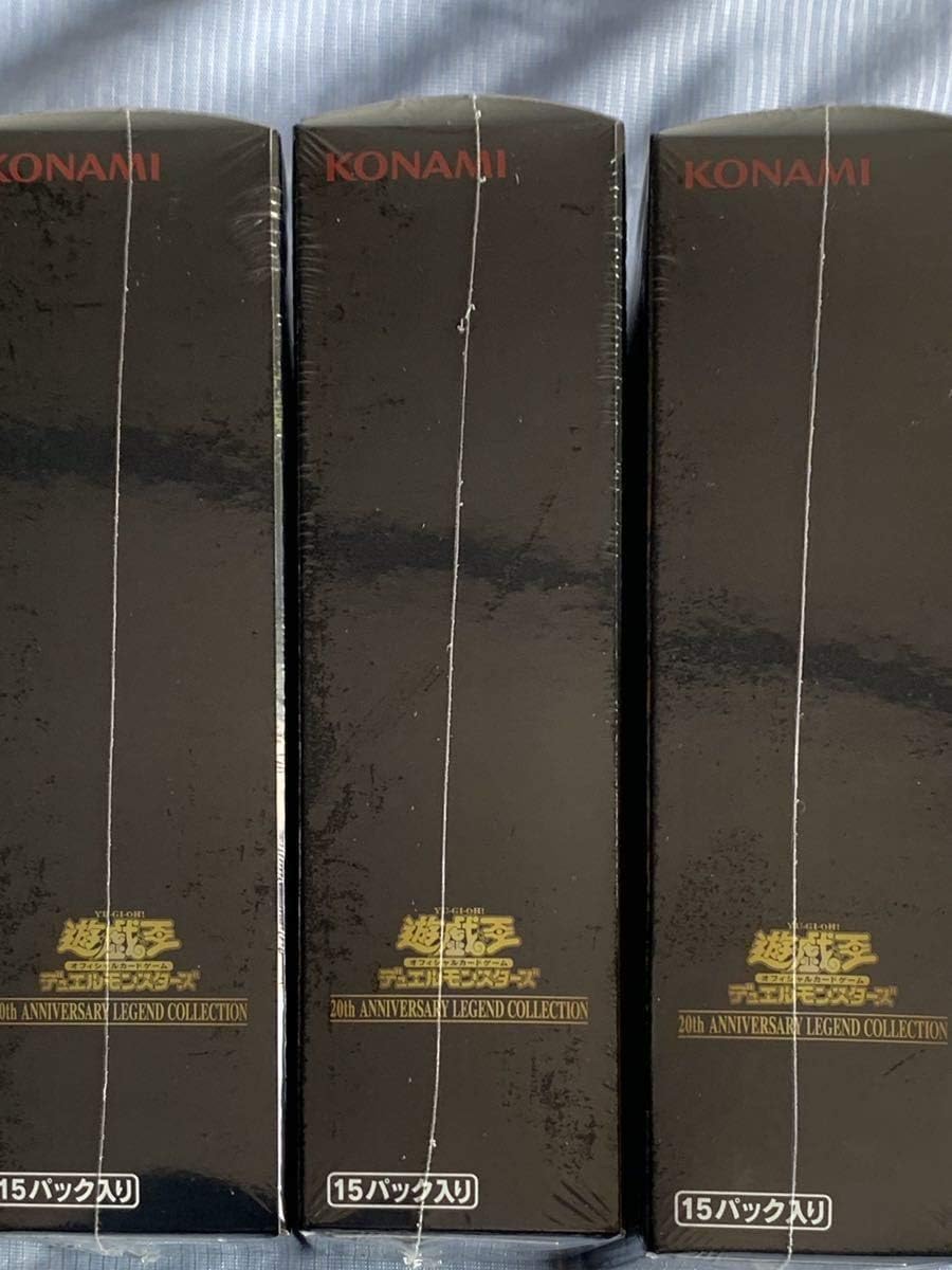 Amazon Co Jp Yu Gi Oh th Anniversary Legend Collection Unopened Box 3 Boxes th Secret Rare Special Pack Hobby