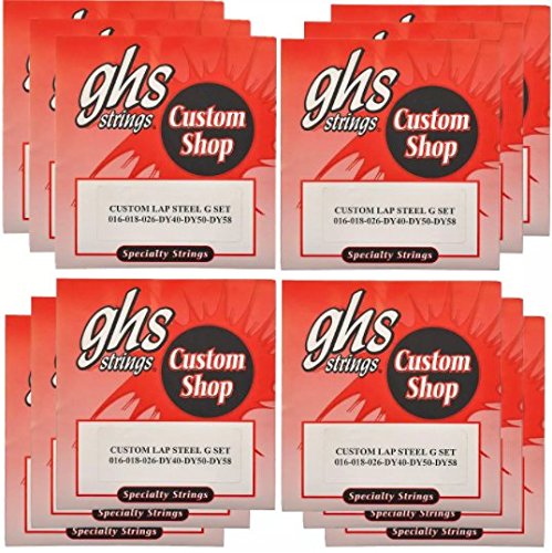 GHS Electric Lap Steel Strings G Tuning 16-58 (12 Pack)