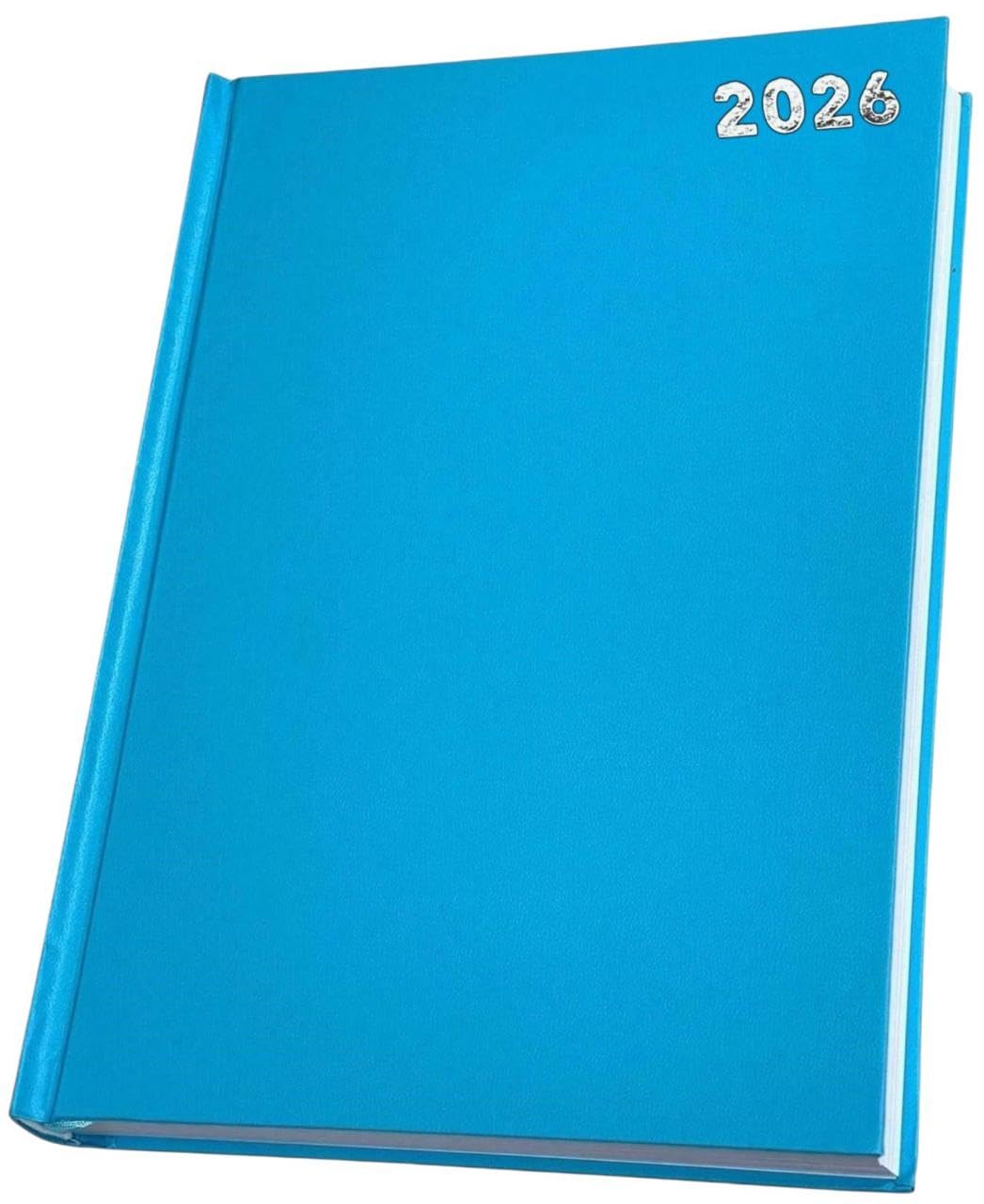 PaulStore 2026 Diary A4/A5/A6 Pastel Colour Fashion Week to View, Day A Page Desk Diary (Light BLue, A4 Day A Page)