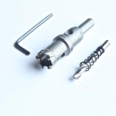 Generic 22 : 1PC industrial grade 13-23mm TCT hole saw drill bit core bit for stainless steel iron plate hole drilling opener triangle handle