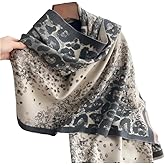 FairyCity Women's Soft pashmina Shawl Oversized Winter Warm blanket Scarf Long Cashmere Shawls Wraps Geometric patterns