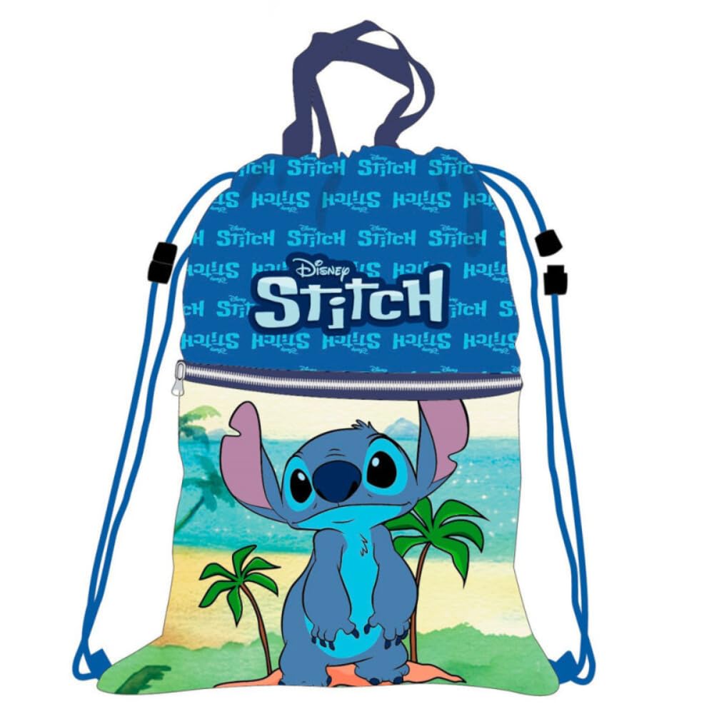 Aymax Lilo & Stitch Sack Backpack with Strings Stitch (45 x 33 cm)