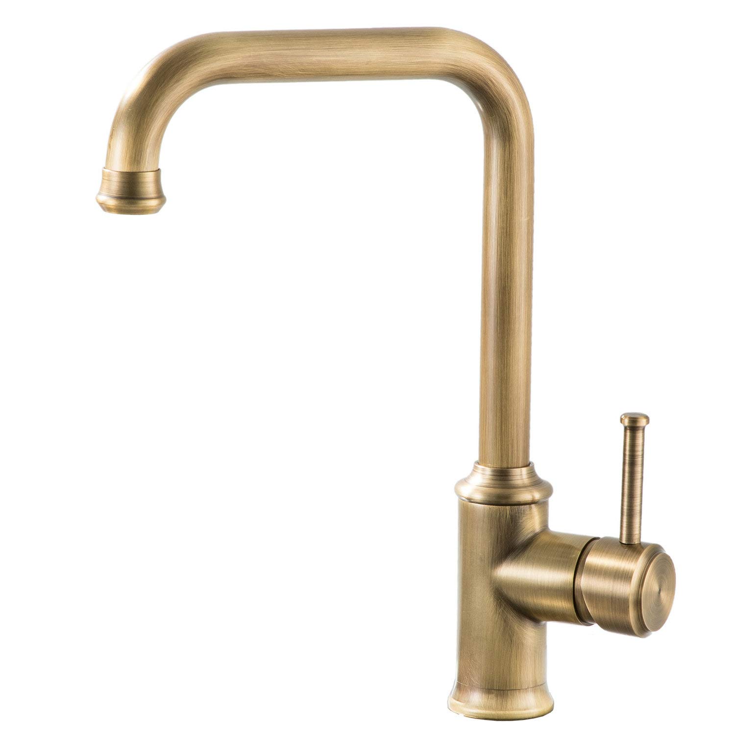 Hiendure® Kitchen Mixer Tap Rotating Sink Faucet, Old Copper