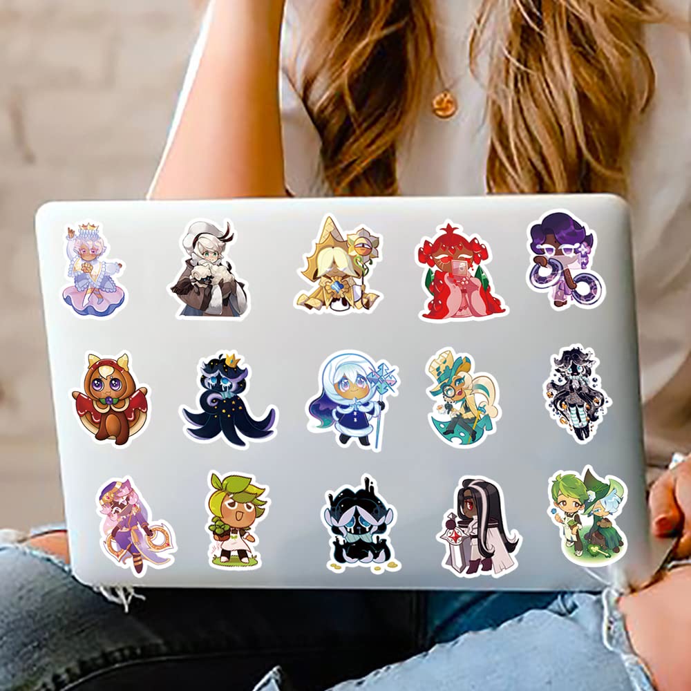 50 Pcs Cookies Run Vinyl Stickers - Waterproof Cartoon Decals For Laptops, Water Bottles, Skateboards