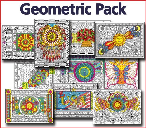 Geometric Line Art Bundle - 10 Posters