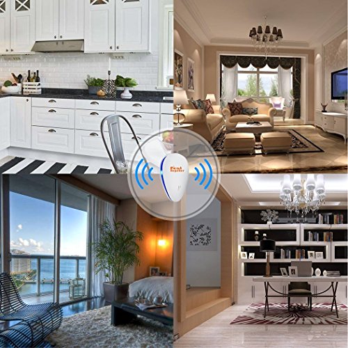 Wikoo Ultrasonic Pest Repeller[2019 Upgraded Version],Electronic Plug-in Pest Repellent for Indoor Use,NO Chemicals Pest Control,Advanced Multiple Usage Home/Kitchen/Hotel/Restaurant/Office(2 Pack) - Thumbnail 3