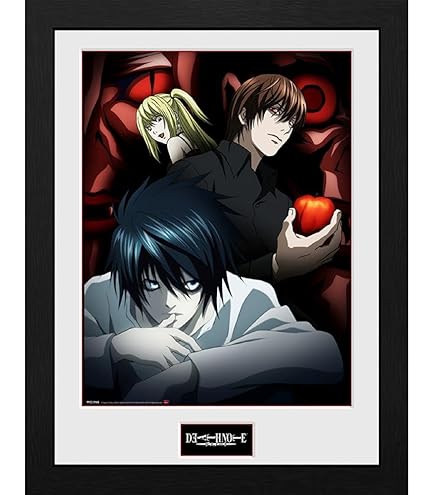 Amazon.com: GB eye Death Note Rules Framed Poster Print 12
