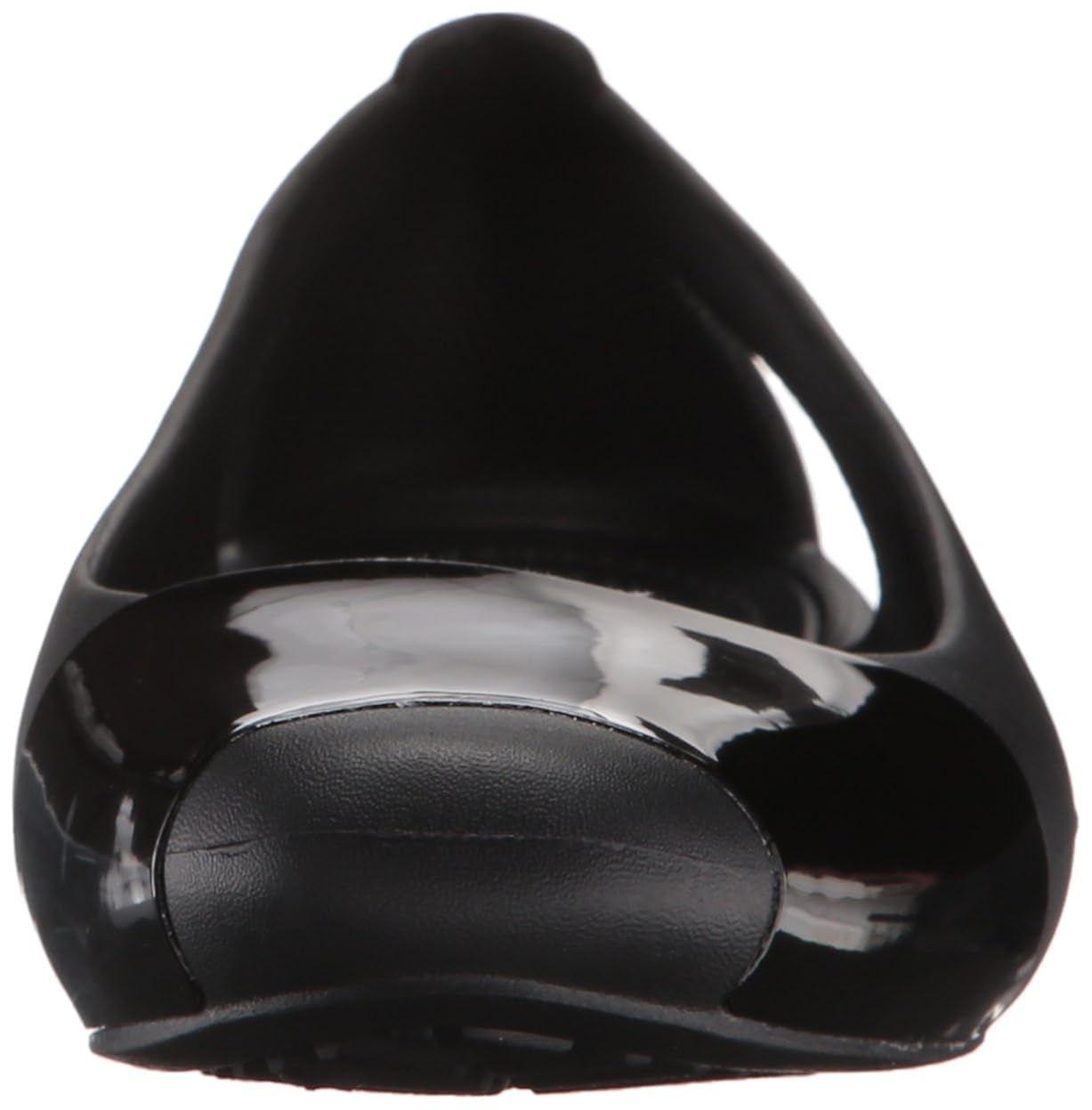 crocs women's sienna shiny flat w