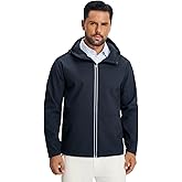 M MAELREG Mens Fleece Softshell Jacket Lightweight Insulated Water Resistant Windbreaker Hooded Winter Jacket for Golf Casual