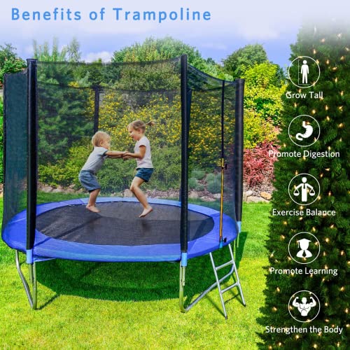 YAKEY Trampoline 10FT 12FT 14FT 15FT Recreational Trampolines with