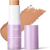 JOAH Crystal Glow Tinted Luminizer Stick, Multitasking Korean Makeup Highlighter and Bronzer Stick, Customizable Formula for a Natural Glow, Peptide Infused, Medium with Warm Undertones