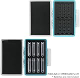 JJC 8 Slots Hard Plastic Battery Storage Box for AA 14500 8 Batteries view 3