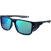 Cyxus Snow Shoveling Safety Goggles Side Shields Men, Polarized Anti-glare Eye Protection Winter Gear Outdoor Work P1340