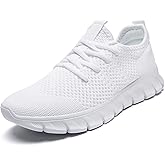 Men Running Tennis Shoes Gym Fashion Sneakers Walking Workout Shoes Athletic Slip on Breathable Mesh Comfortable Lightweight Casual Sport Shoe