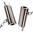 Fidioto USB C to Audio Jack Adapter, 2Pcs Type C to 3.5mm Audio Adapter Compatible with iPhone 15 Plus/15 Pro Max, Samsung Galaxy S23 S22 S21 S20 Ultra, Pixel, iPad Pro, MacBook, Square Reader