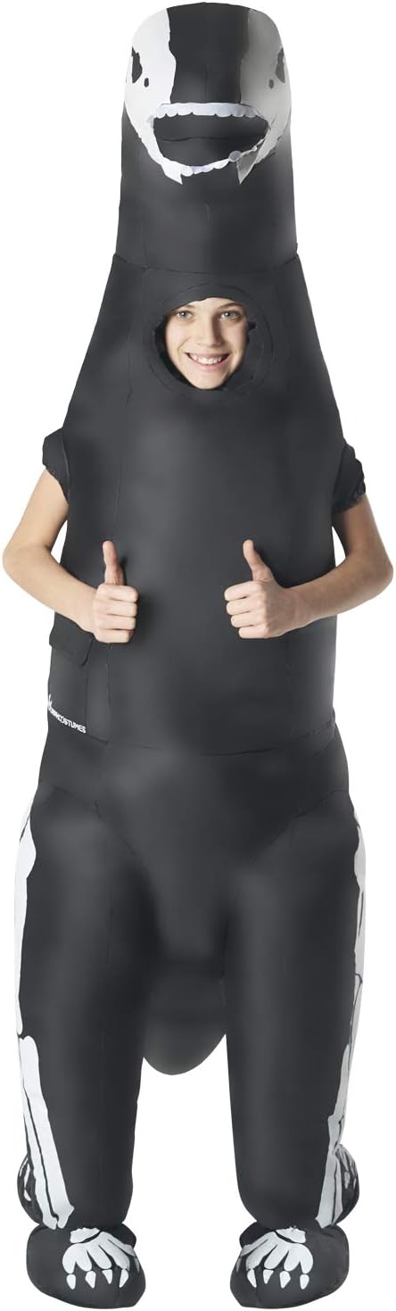 Morph Giant Skeleton Diplodocus Inflatable Kids, Dinosaur Skeleton Costume Kids, Inflatable Skeleton Costume - Image 3