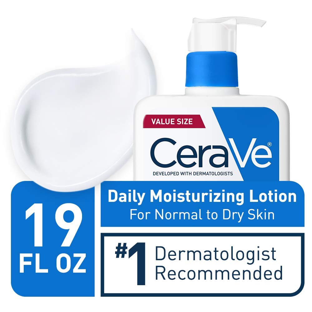 CeraVe Daily Moisturizing Lotion | 19 Ounce | Face & Body Lotion for Dry Skin with Hyaluronic Acid | Fragrance Free: Beauty