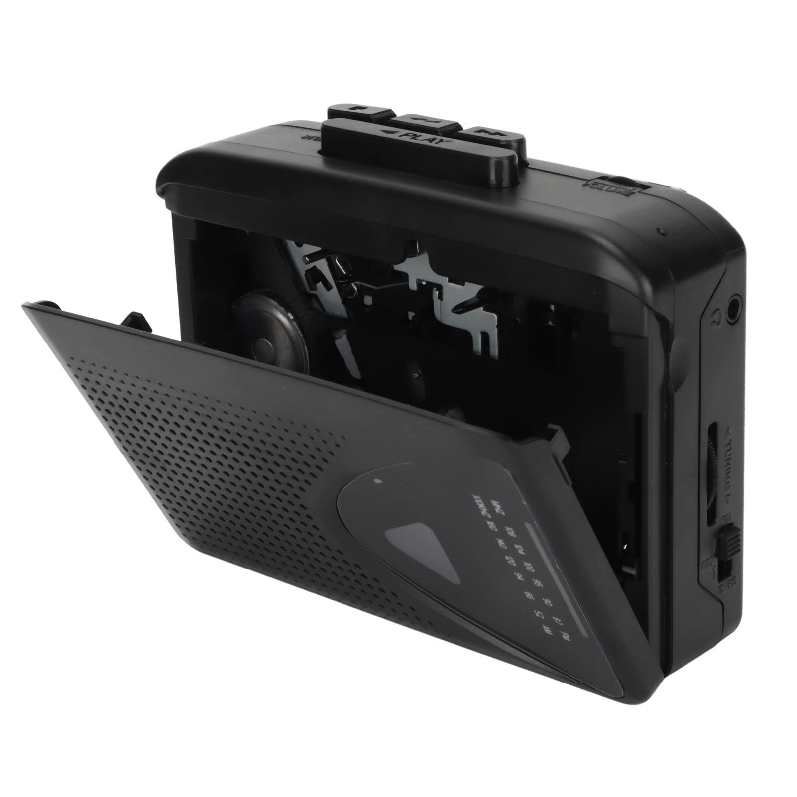 AM FM Compatible Cassette Player Classic Style Black Multifunction Radio Cassette Player For Travel