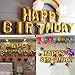 Fecedy Cute Gold Alphabet Letters foil Balloons Happy Birthday Party Decoration Supplies