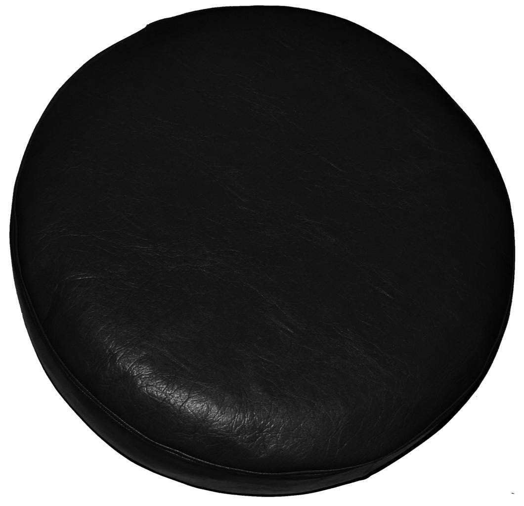 Aerzetix - Spare tyre (tire) cover suitable for wheel size 225/75R16 for auto car truck 4X4 vehicles, caravane, motorhome, boat. Colour: black