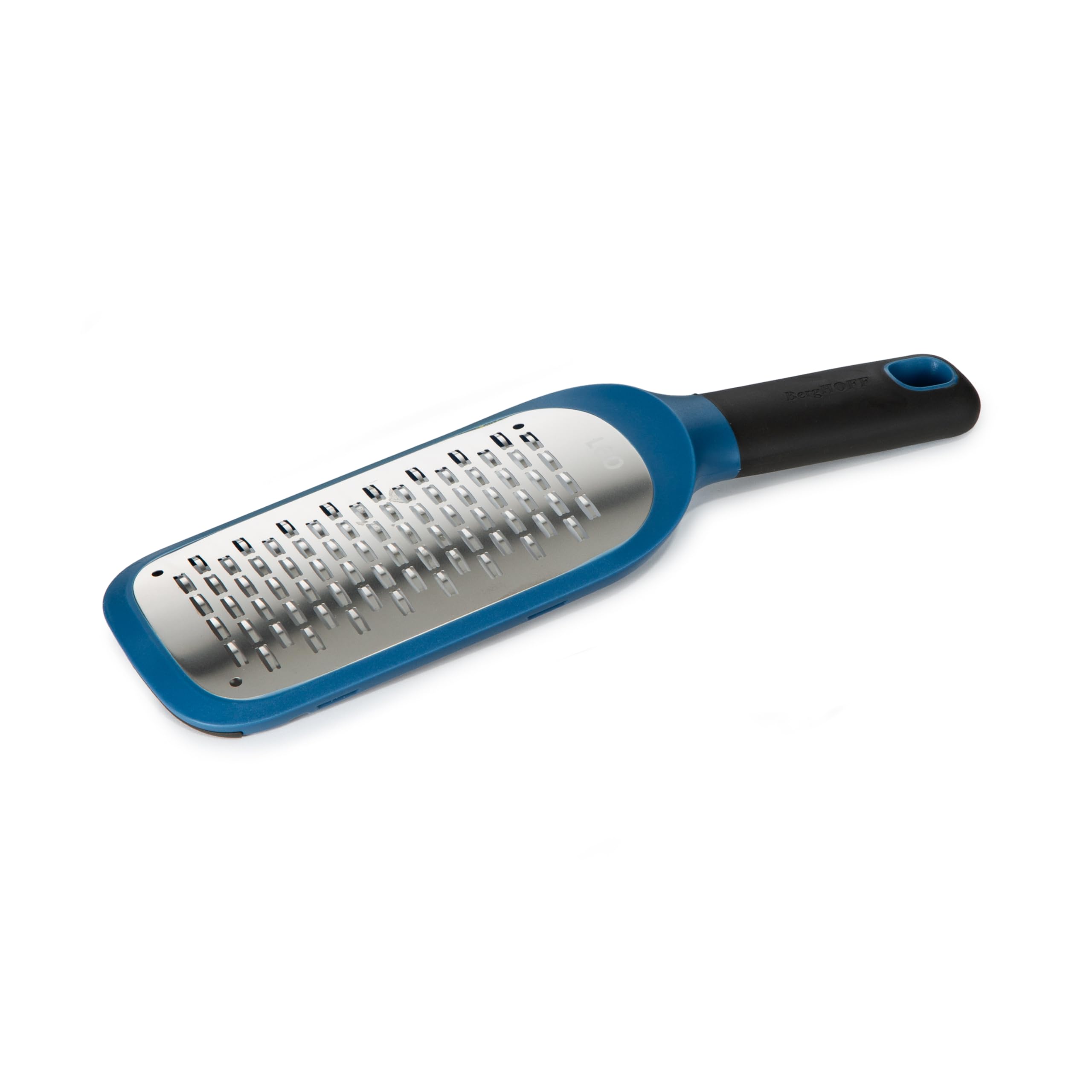 BergHOFF Leo 3950204 Grater (Flat Grater, Blue, Stainless Steel, 18/10 Cr.Ni. Stainless Steel, Polypropylene (PP), 270 mm
