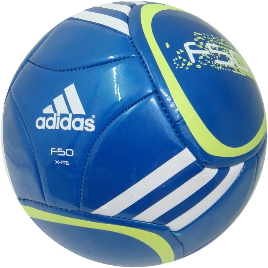 ADIDAS F50 Xite Football Ball Sharp Blue / Slime Amazon.co.uk